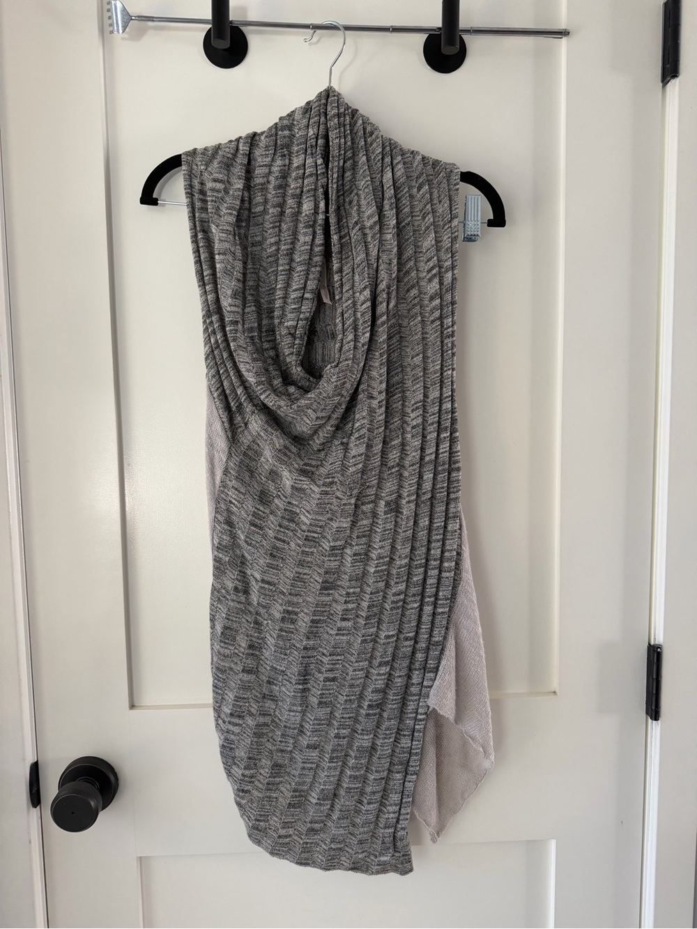 My story Gray & White Cowl Neck Sweater Size Small